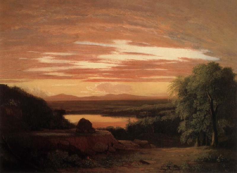 Asher Brown Durand Landscape,Sunset oil painting image